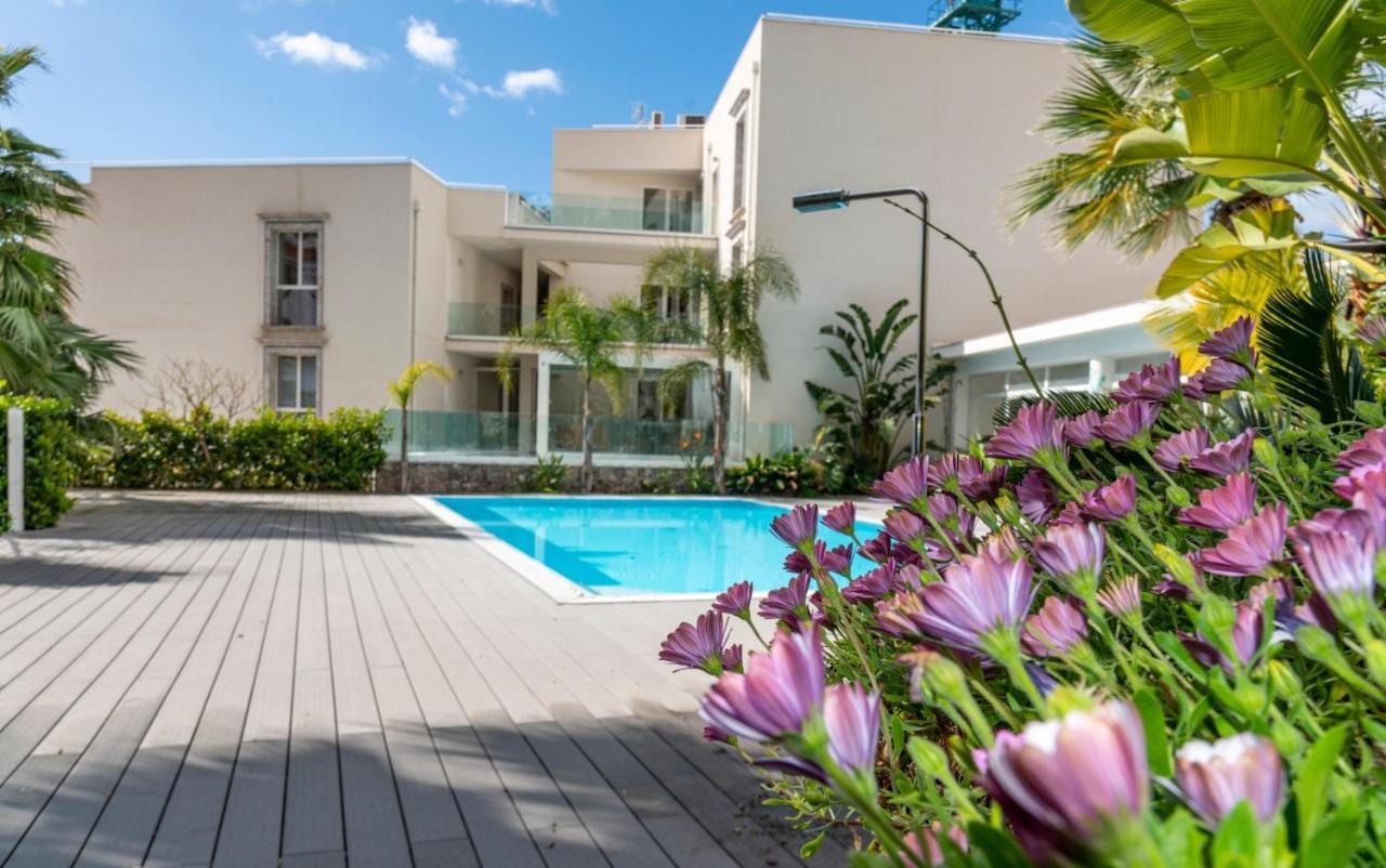 Ferienwohnung Minerva Luxury Town Center , Pool And Parking Taormina Exterior foto