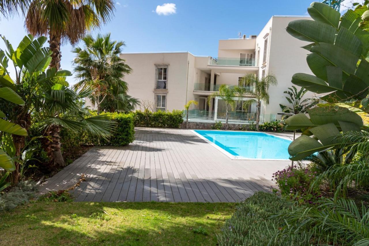 Ferienwohnung Minerva Luxury Town Center , Pool And Parking Taormina Exterior foto